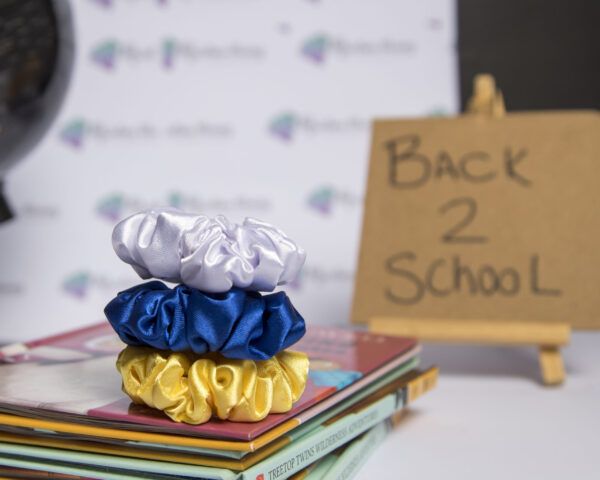 Sunrise View Primary MINI scrunchies collection