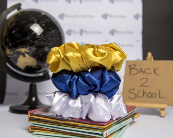Sunrise View Primary scrunchies collection