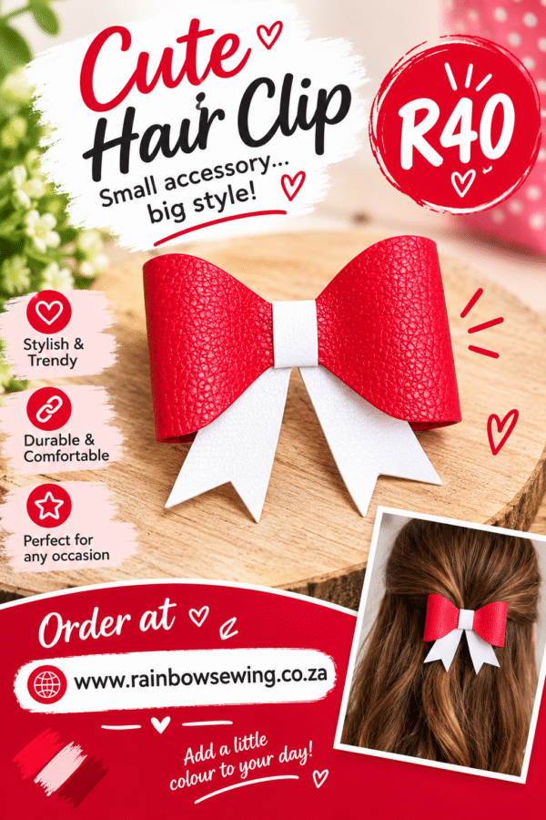 Poppy hair Clip