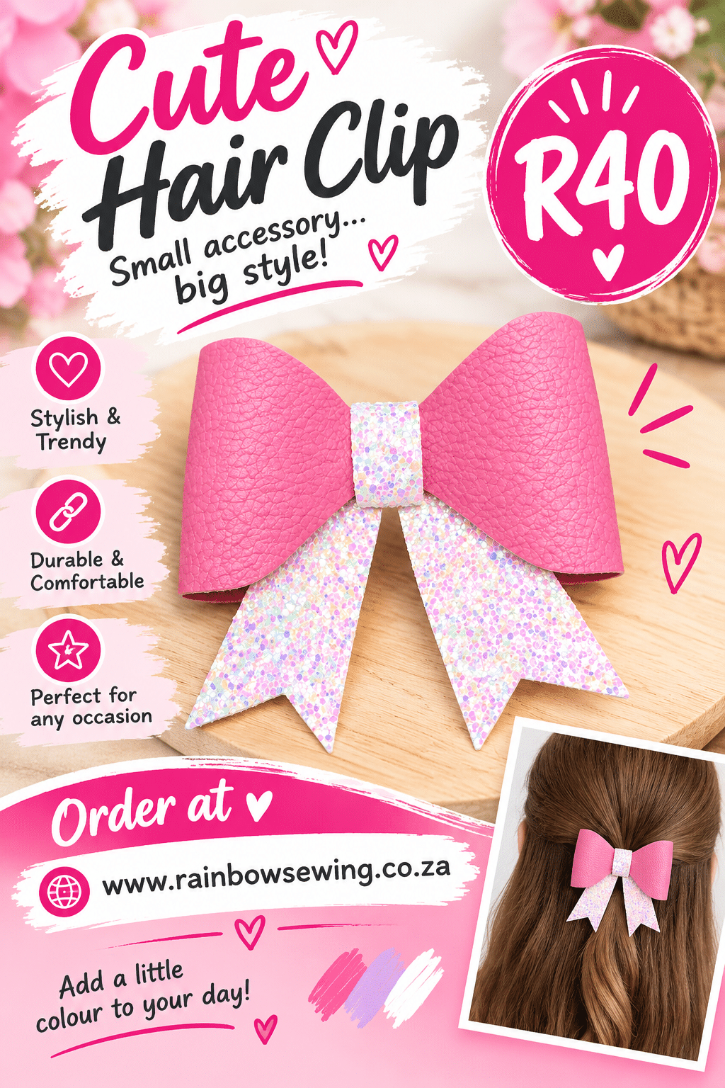 Bubbles Hair clip