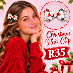 Santa’s Sweetheart Hair Clip